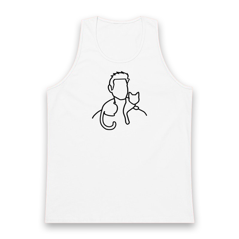 Nathan the CatLady Men’s premium tank top