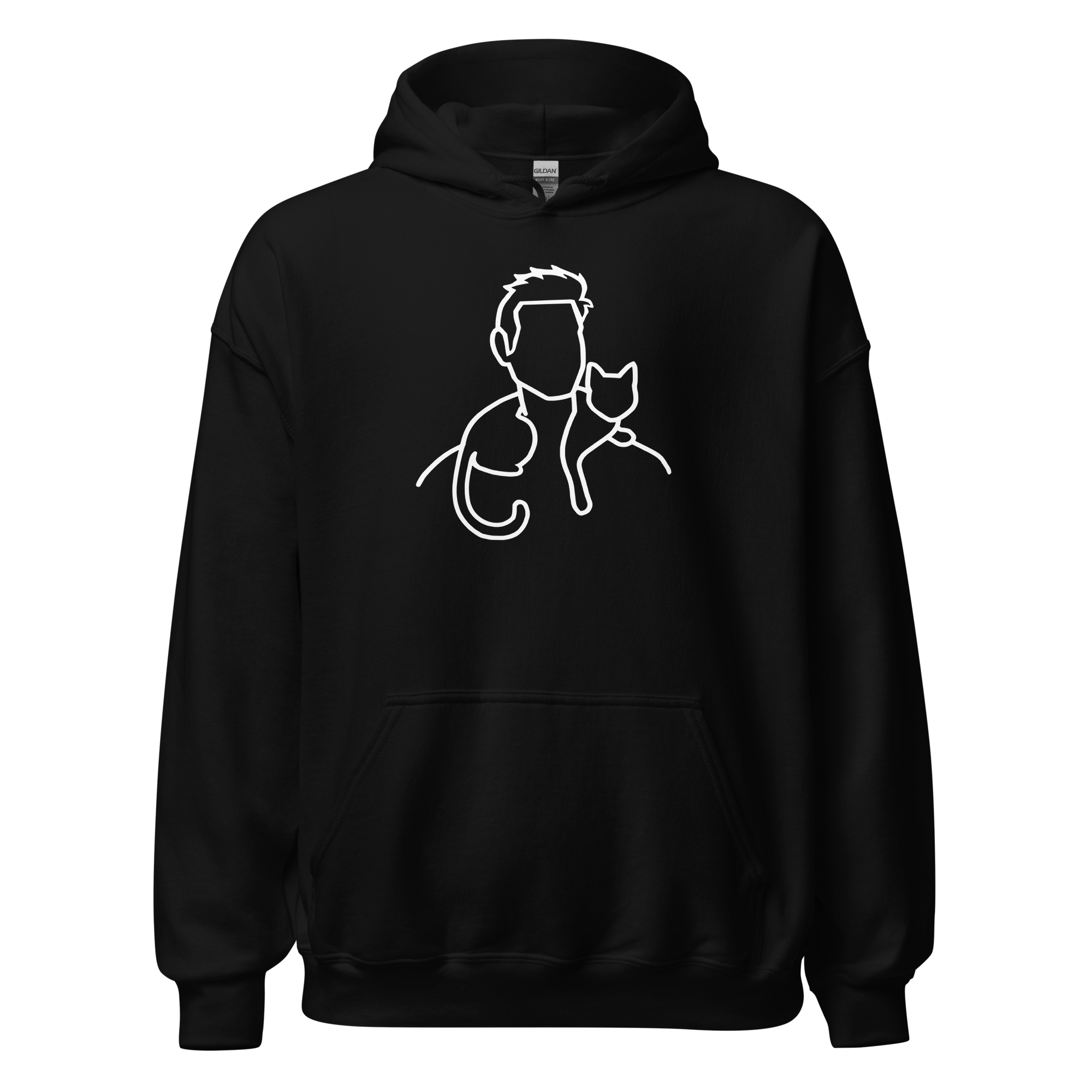 Nathan the CatLady Unisex Hoodie - Image 2