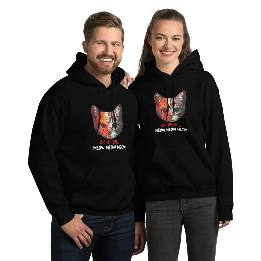 “Ch Ch Ch, Meow Meow Meow” Cat Hoodie - Image 2