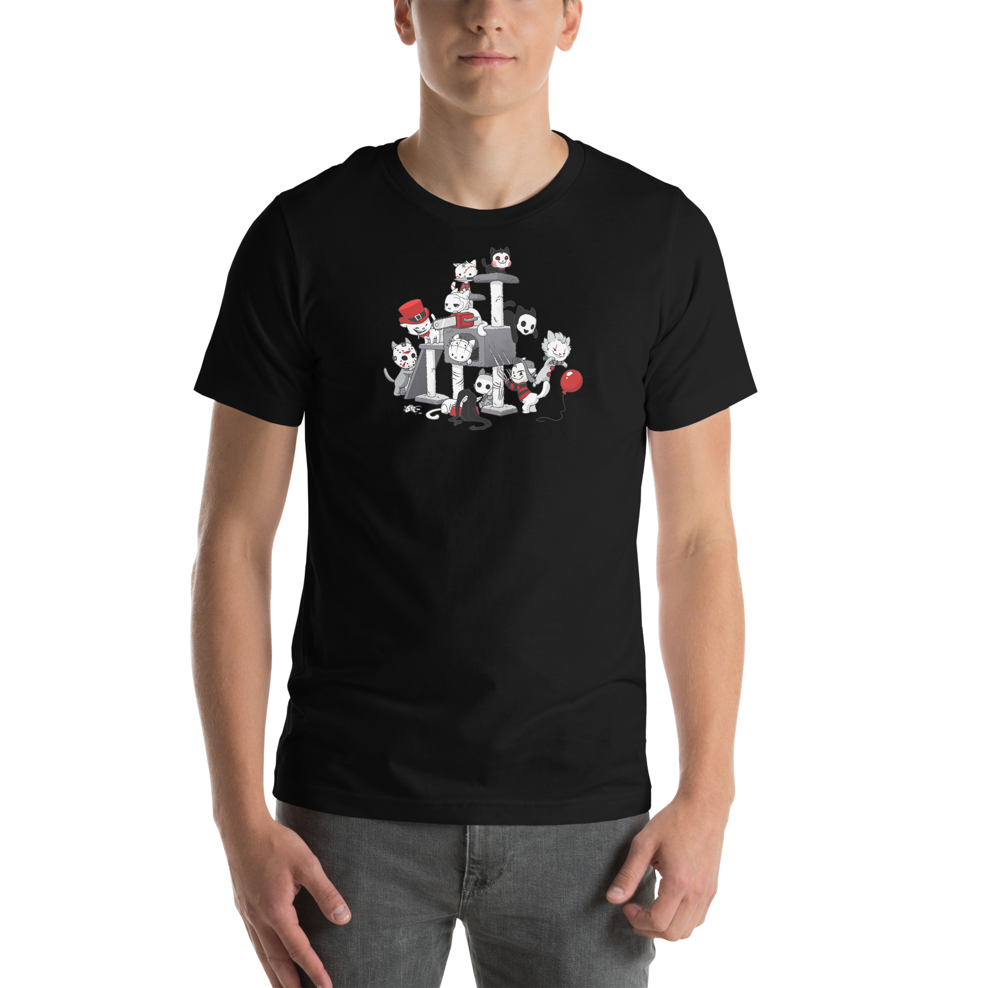 Evil Cat Tree Unisex T-Shirt - Image 2