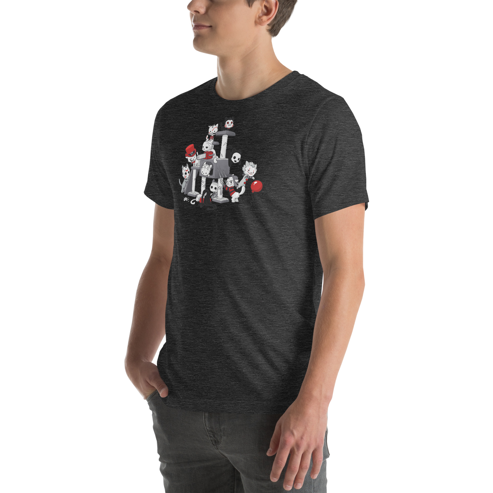 Evil Cat Tree Unisex T-Shirt - Image 17