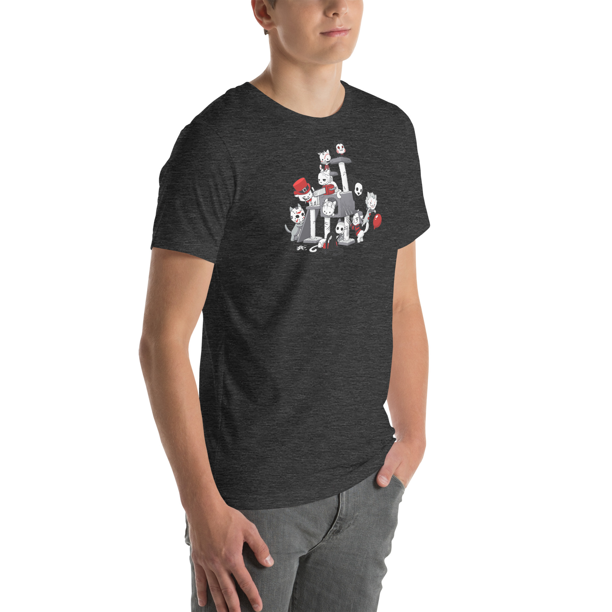 Evil Cat Tree Unisex T-Shirt - Image 19