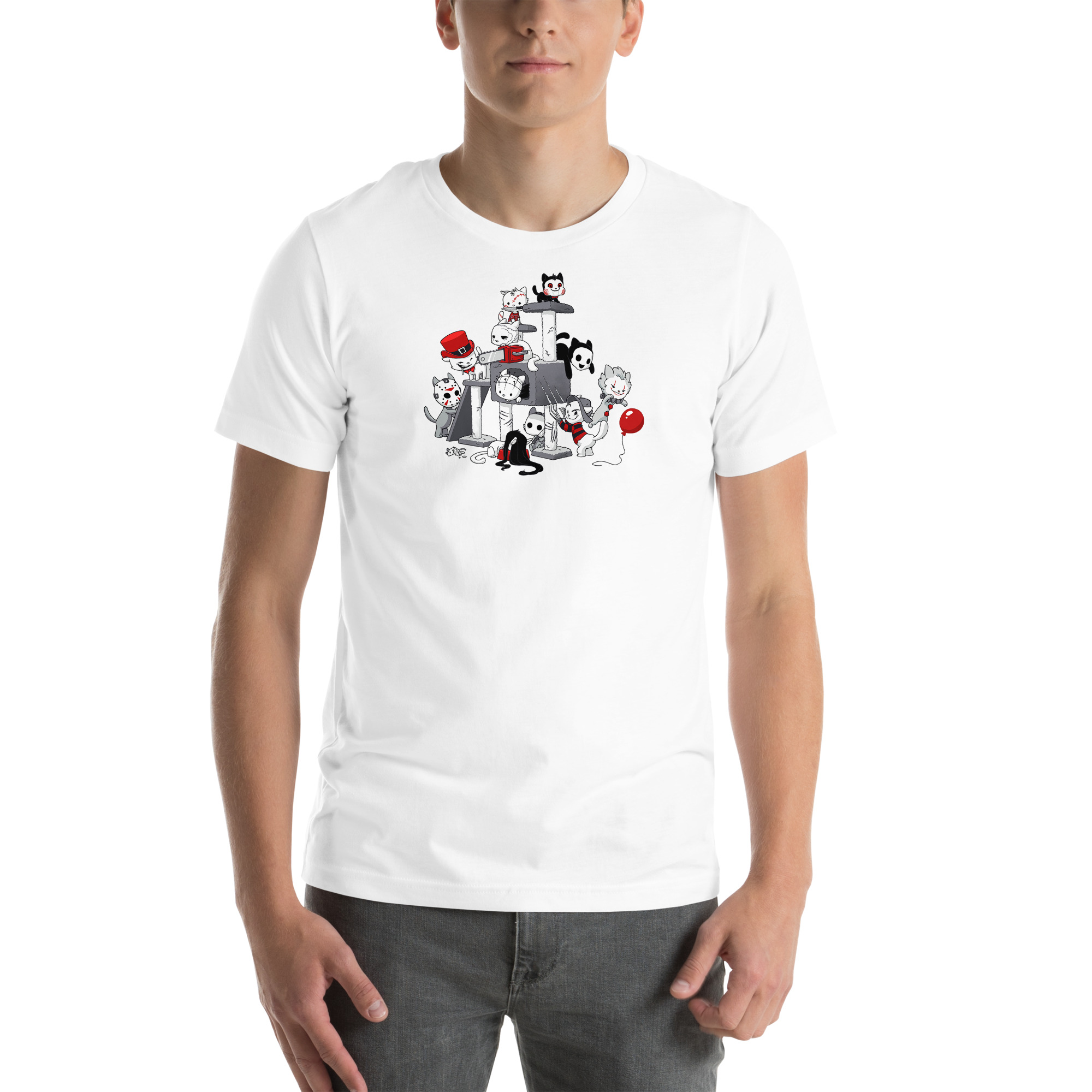 Evil Cat Tree Unisex T-Shirt