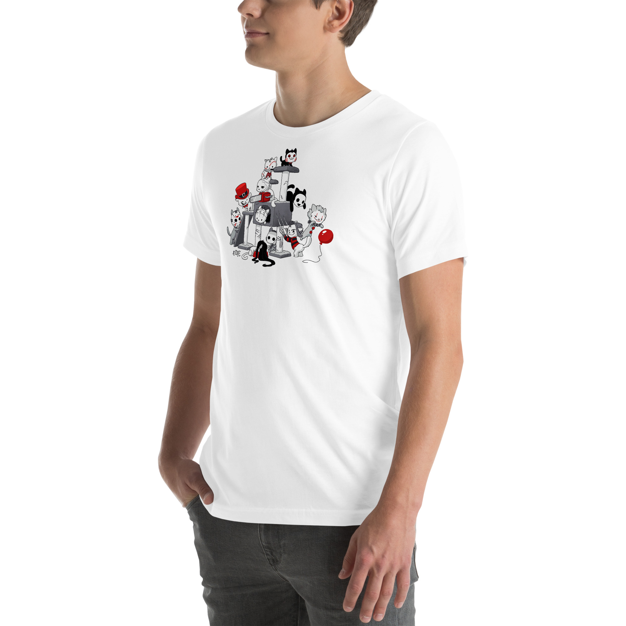 Evil Cat Tree Unisex T-Shirt - Image 22