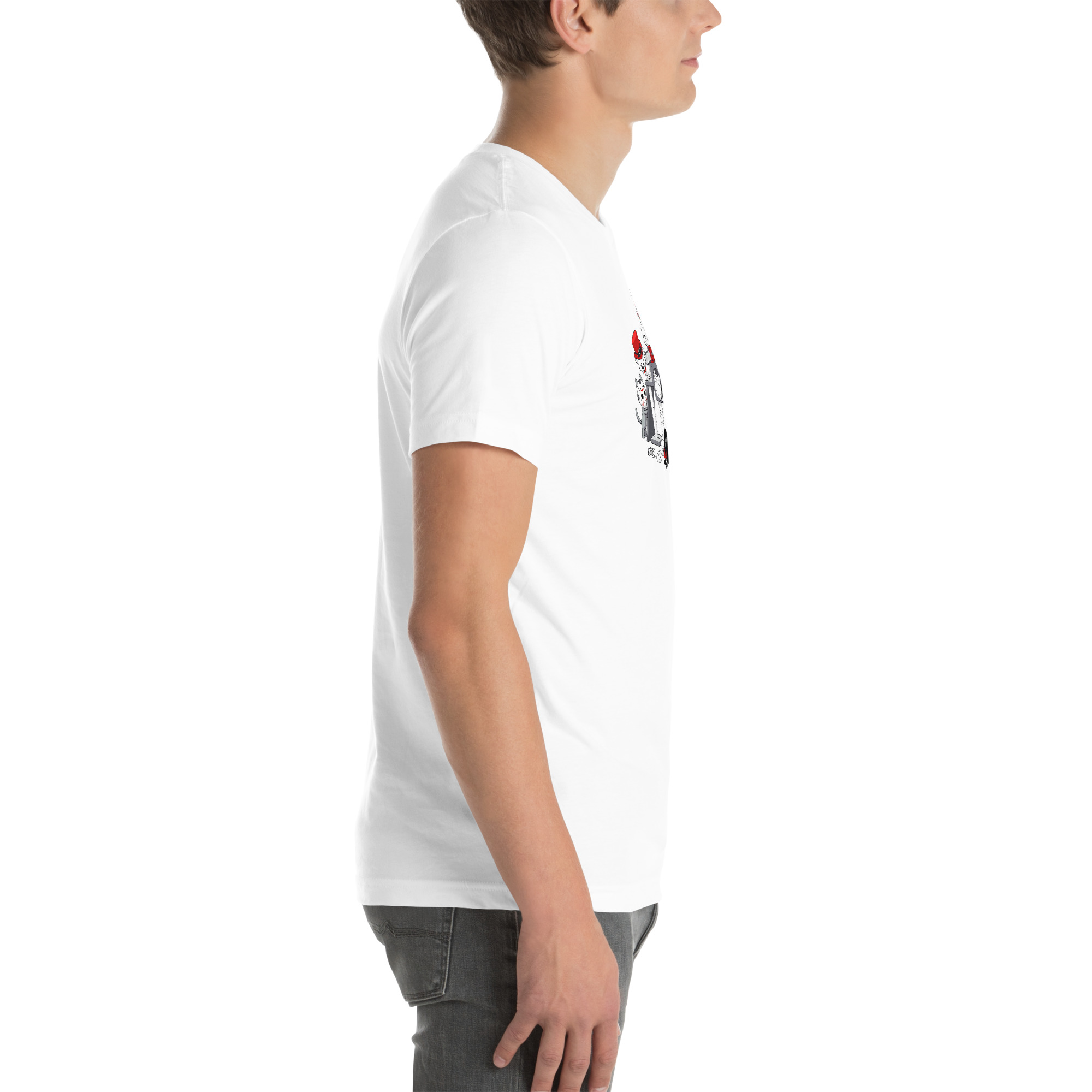 Evil Cat Tree Unisex T-Shirt - Image 23