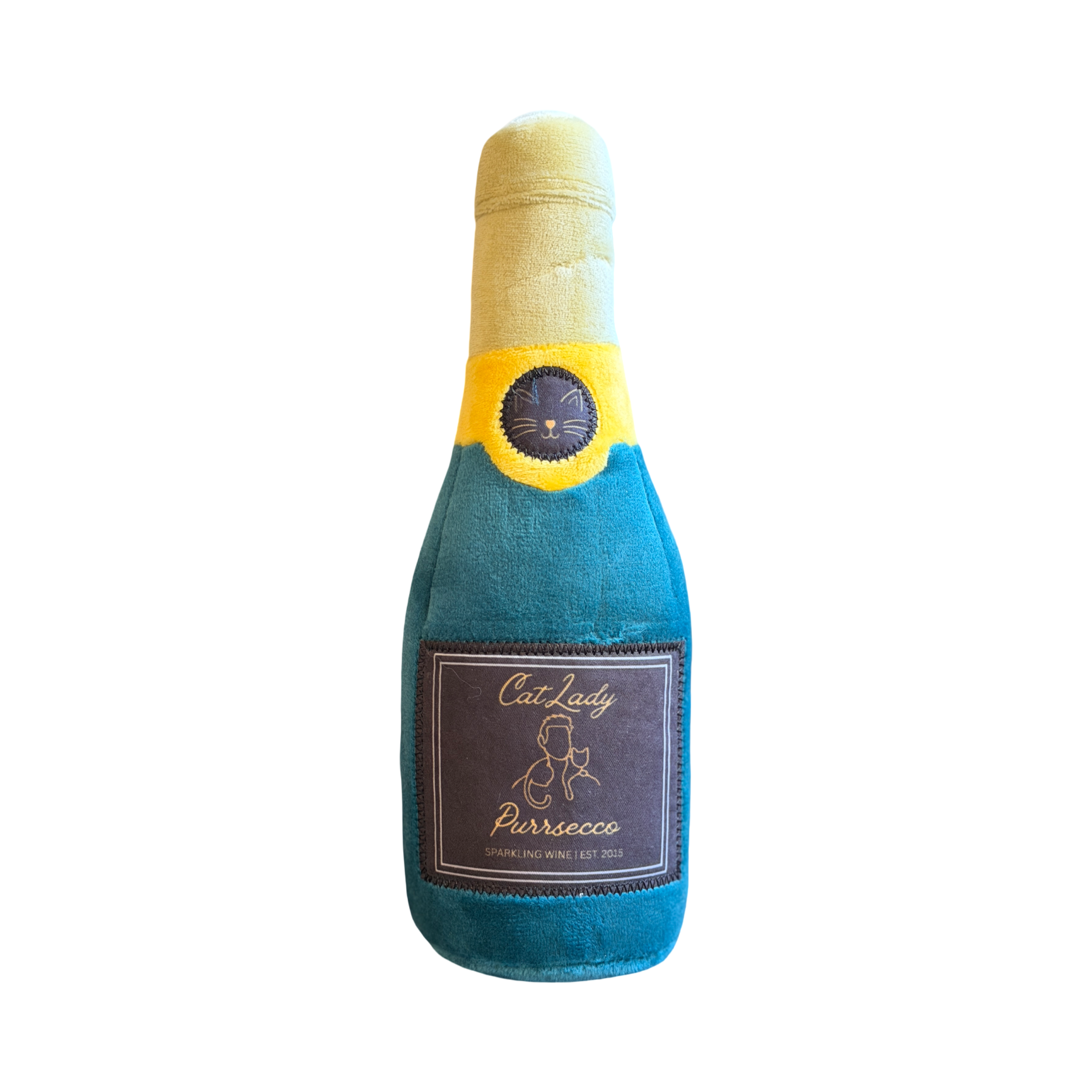 Purrsecco Wine Bottle Catnip Toy