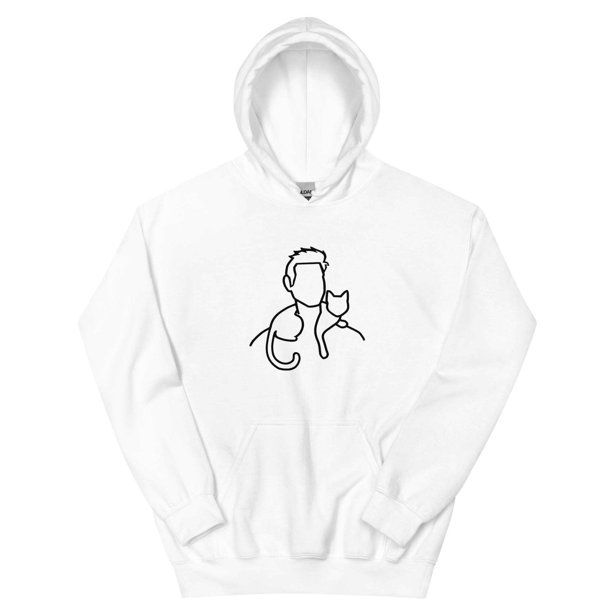 Nathan the CatLady Unisex Hoodie - Image 3