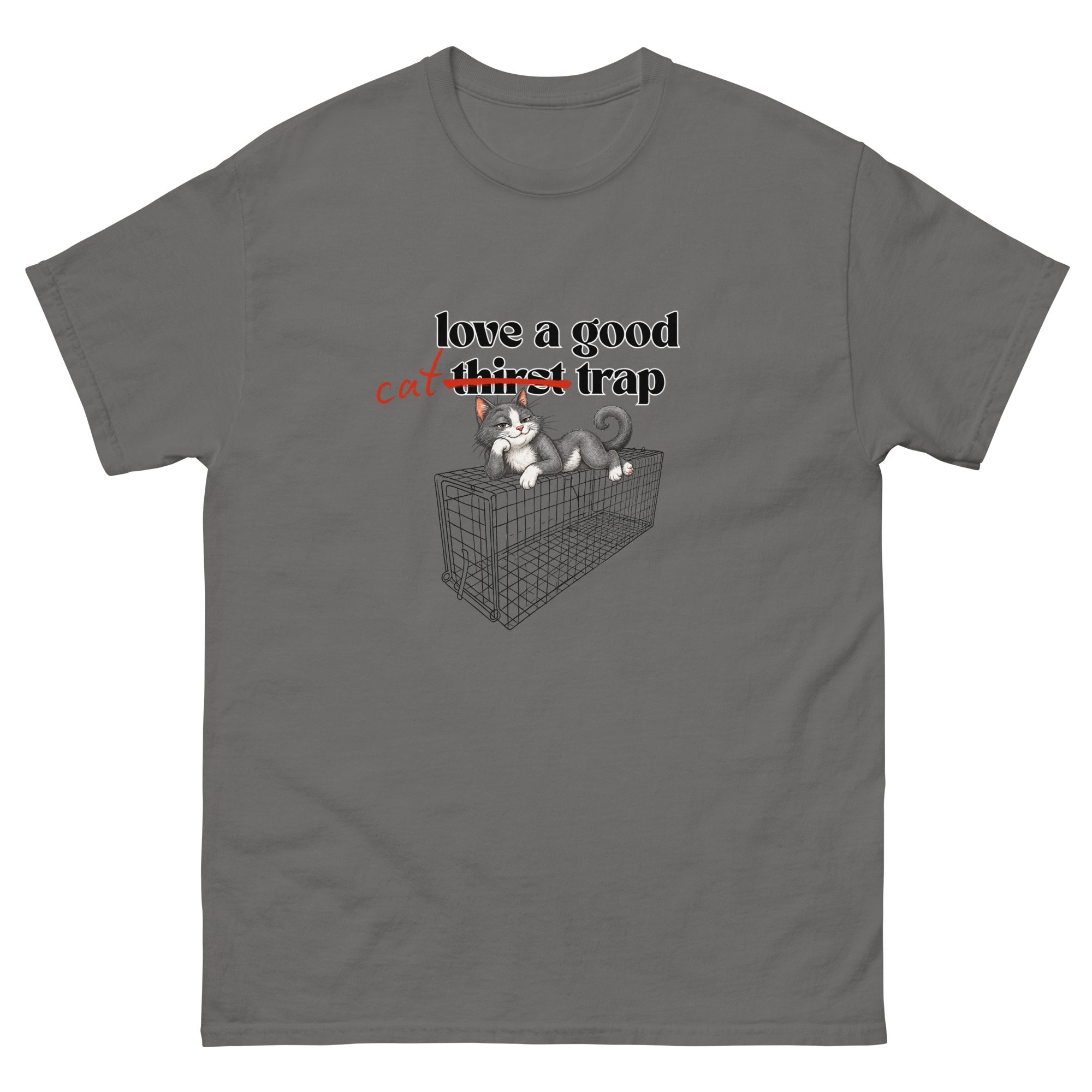 Love a Good Cat Trap T-Shirt - Image 3