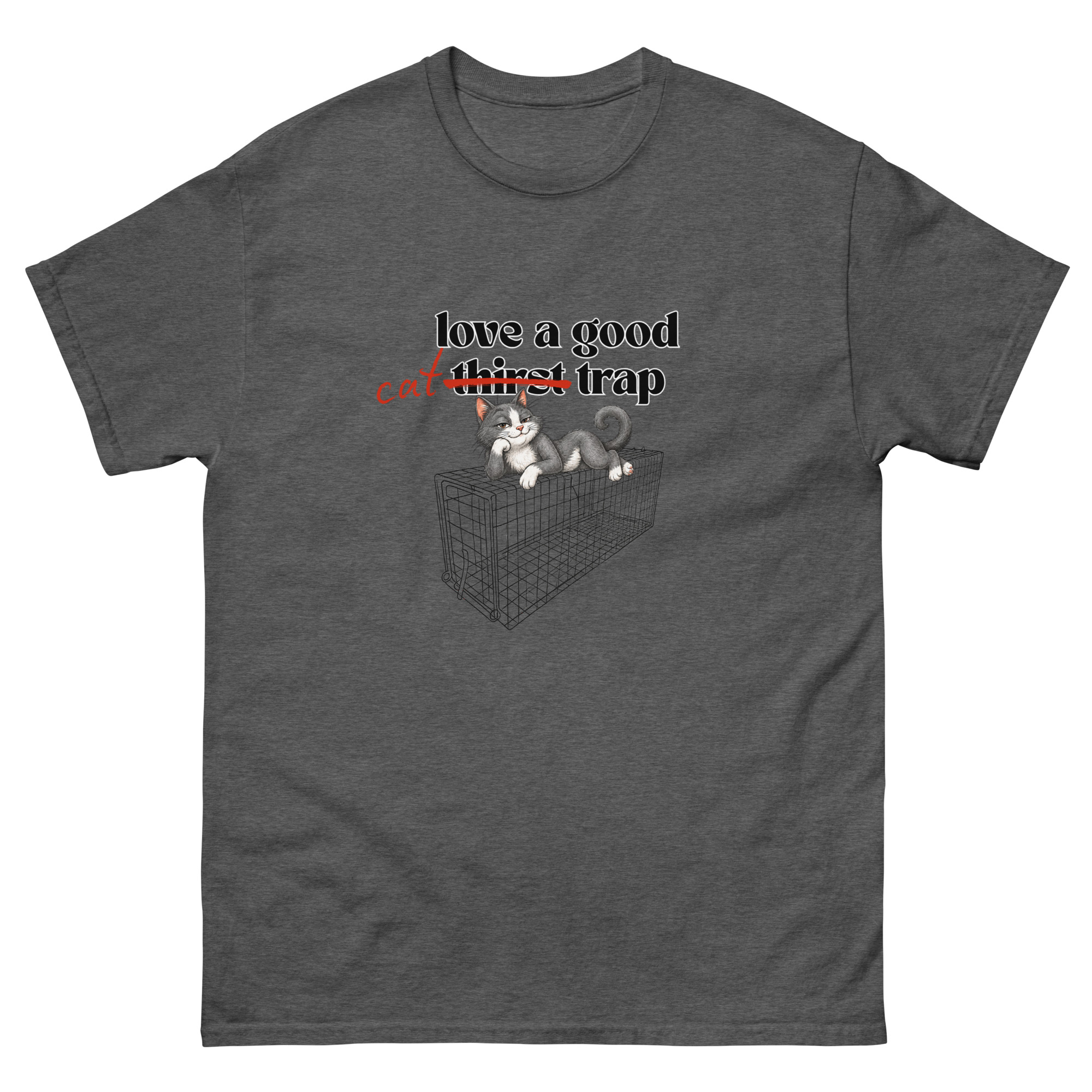 Love a Good Cat Trap T-Shirt - Image 2