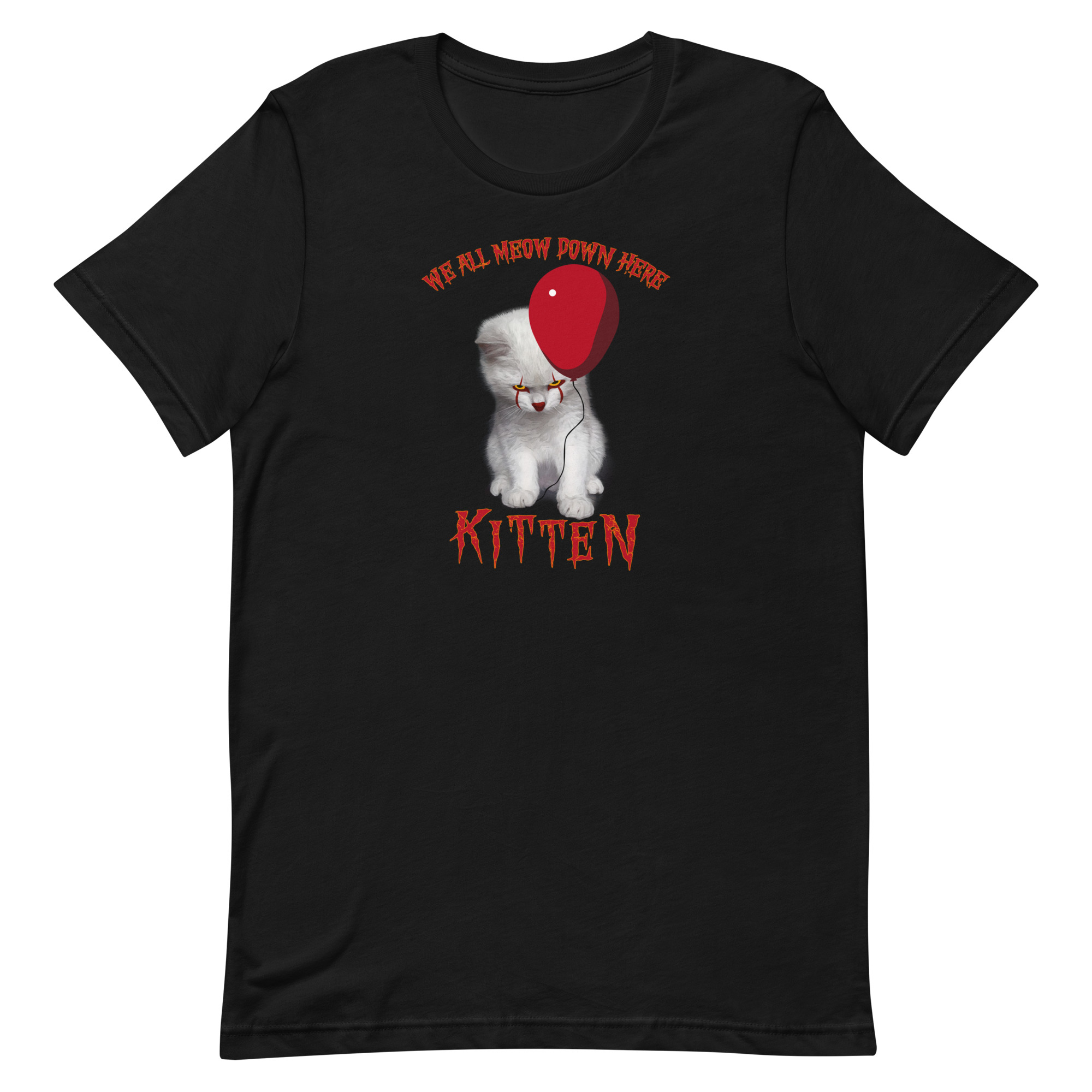 “We All Meow Down Here” Kitten T-shirt