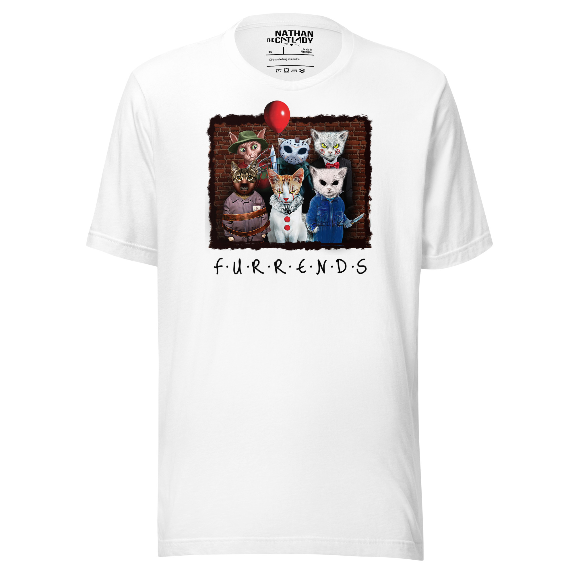 “Furrends” Horror Cats Unisex T-Shirt