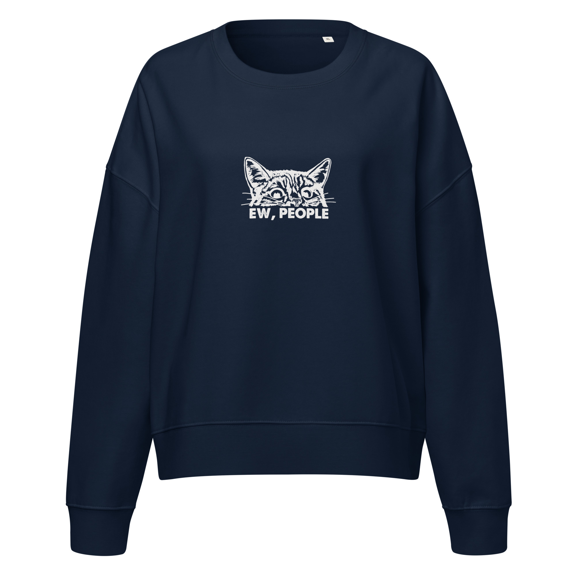 “Ew, People” Women’s Crew Neck Sweatshirt - Image 2